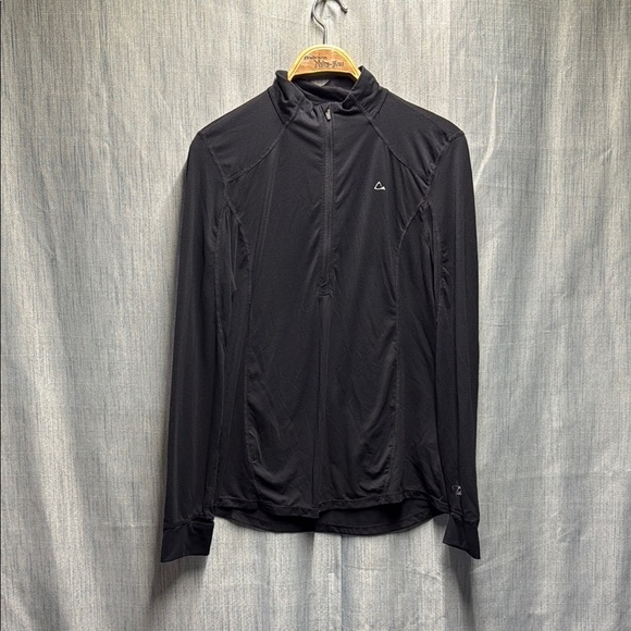 Paradox black 1/4 zip long sleeve shirt size large - Picture 1 of 8